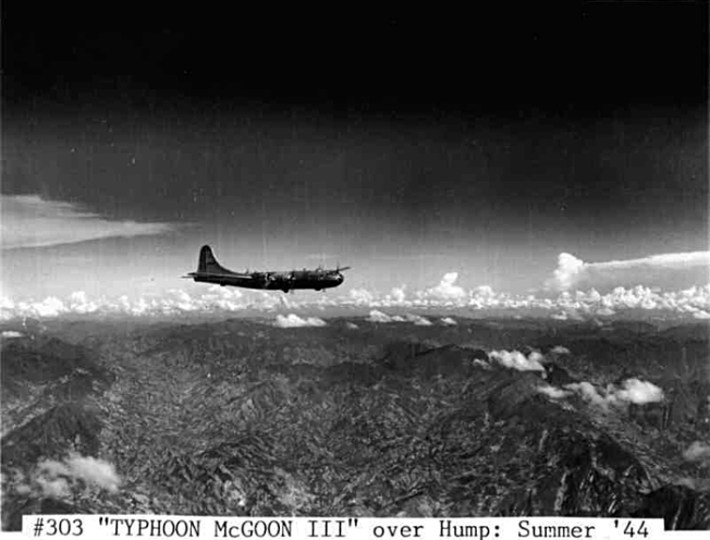 Typhoon McGoon III over Hump
